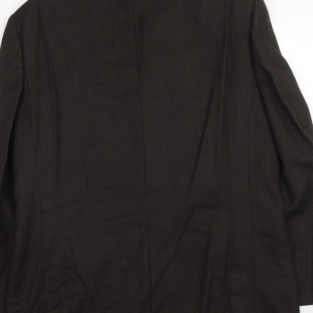 Marks & Spencer Mens Brown Wool Jacket Suit Jacket Size 40 Regular
