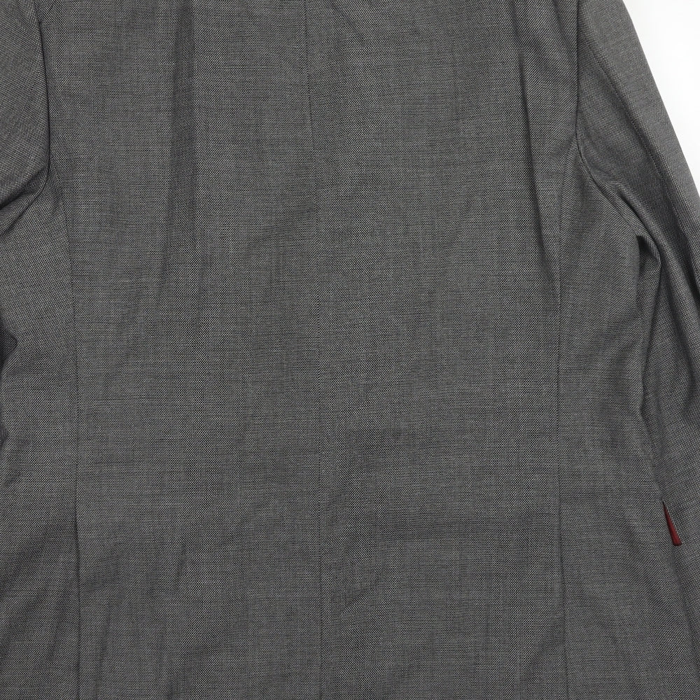 Marks & Spencer Mens Grey Wool Jacket Suit Jacket Size 44 Regular