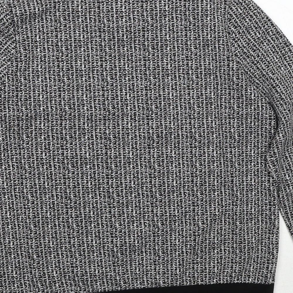 Just Female Womens Black Cotton Pullover Sweatshirt Size S Pullover