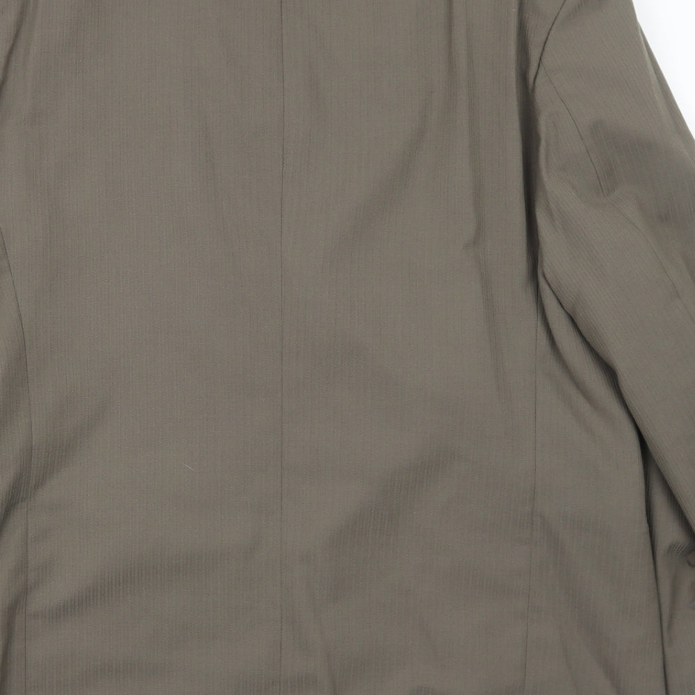 Horne Brothers Mens Brown Polyester Jacket Suit Jacket Size 40 Regular