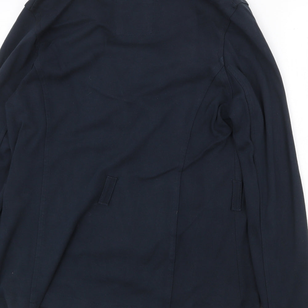 H&M Womens Blue Jacket Size L Button