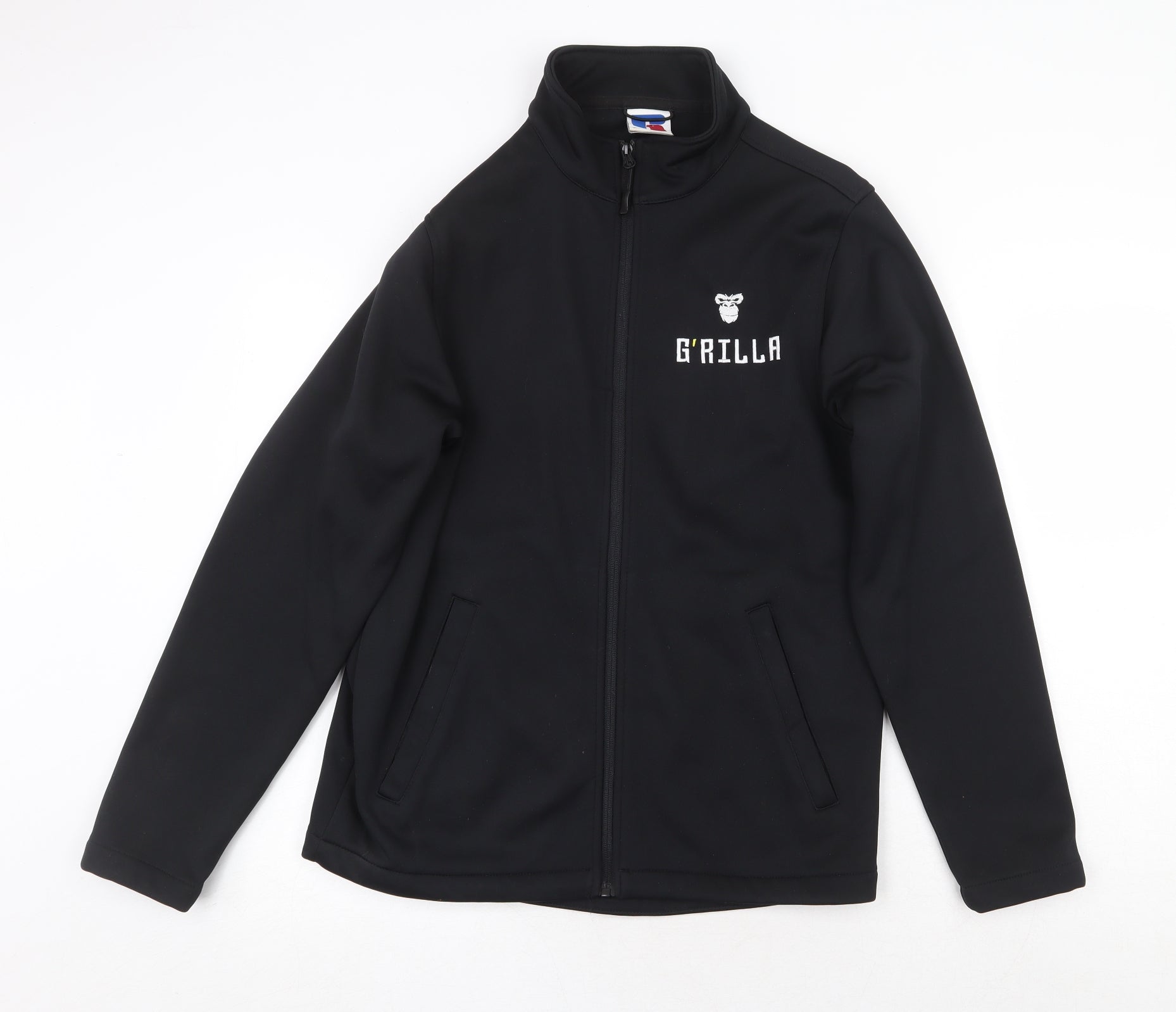 Russell Mens Black Jacket Size S Zip – Prewornwholesale