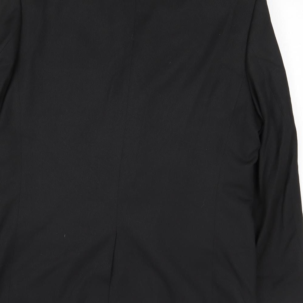 Butler & Webb Mens Black Polyester Jacket Suit Jacket Size 42 Regular