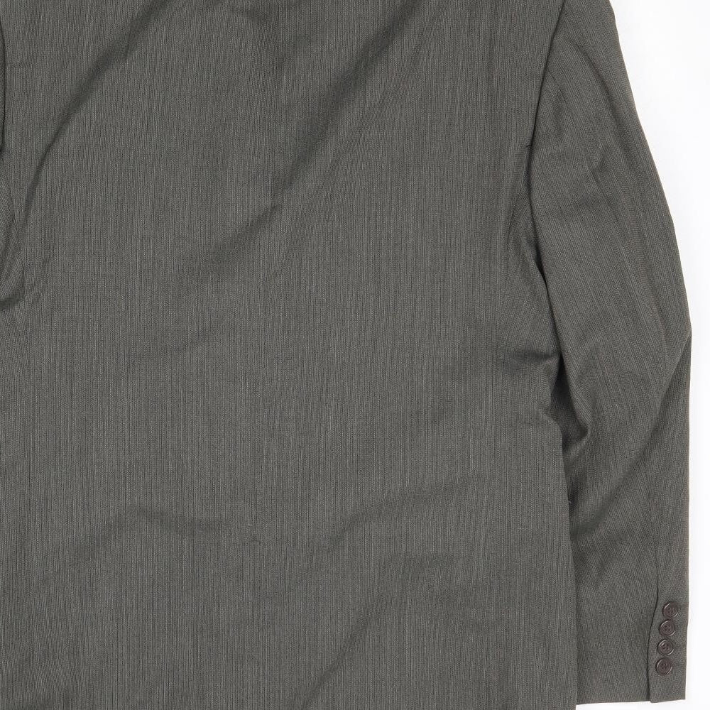 Hugo James Mens Grey Wool Jacket Suit Jacket Size 40 Regular