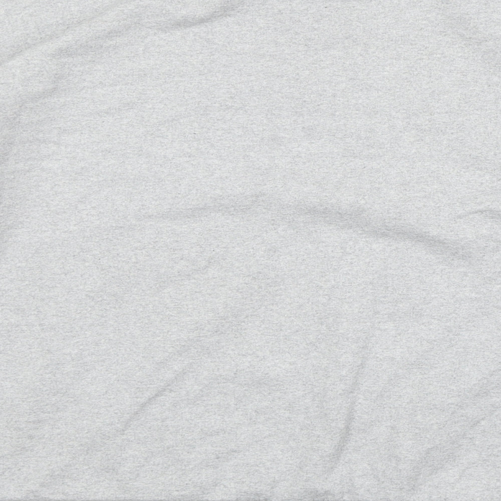 Jetty Womens Grey Cotton Pullover Sweatshirt Size M Pullover