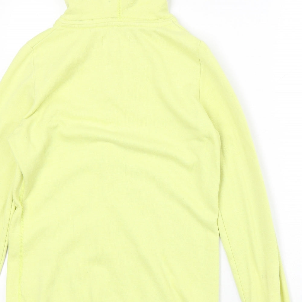 NEXT Womens Yellow Polyester Full Zip Hoodie Size 6 Zip