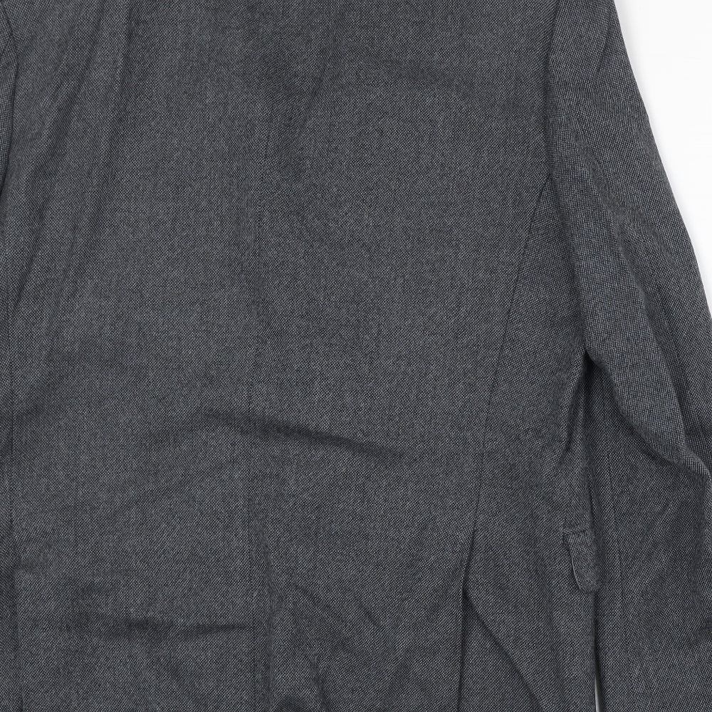 Marks & Spencer Mens Blue Wool Jacket Suit Jacket Size 42 Regular