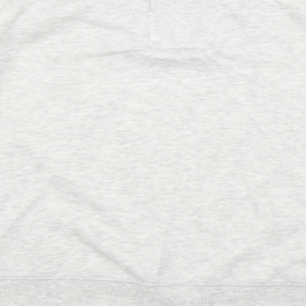 New Look Womens Grey Polyester Pullover Sweatshirt Size 14 Pullover