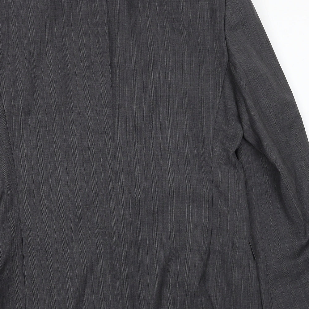 Marks & Spencer Mens Grey Wool Jacket Suit Jacket Size M Regular