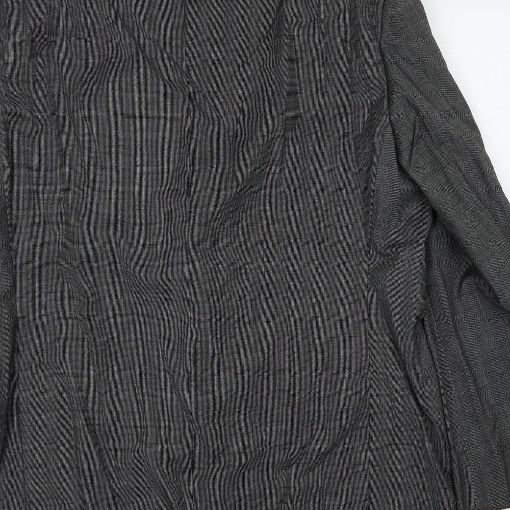 Digel Mens Grey Wool Jacket Suit Jacket Size 46 Regular