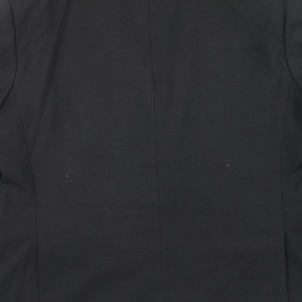 Marks & Spencer Mens Grey Viscose Jacket Suit Jacket Size 46 Regular