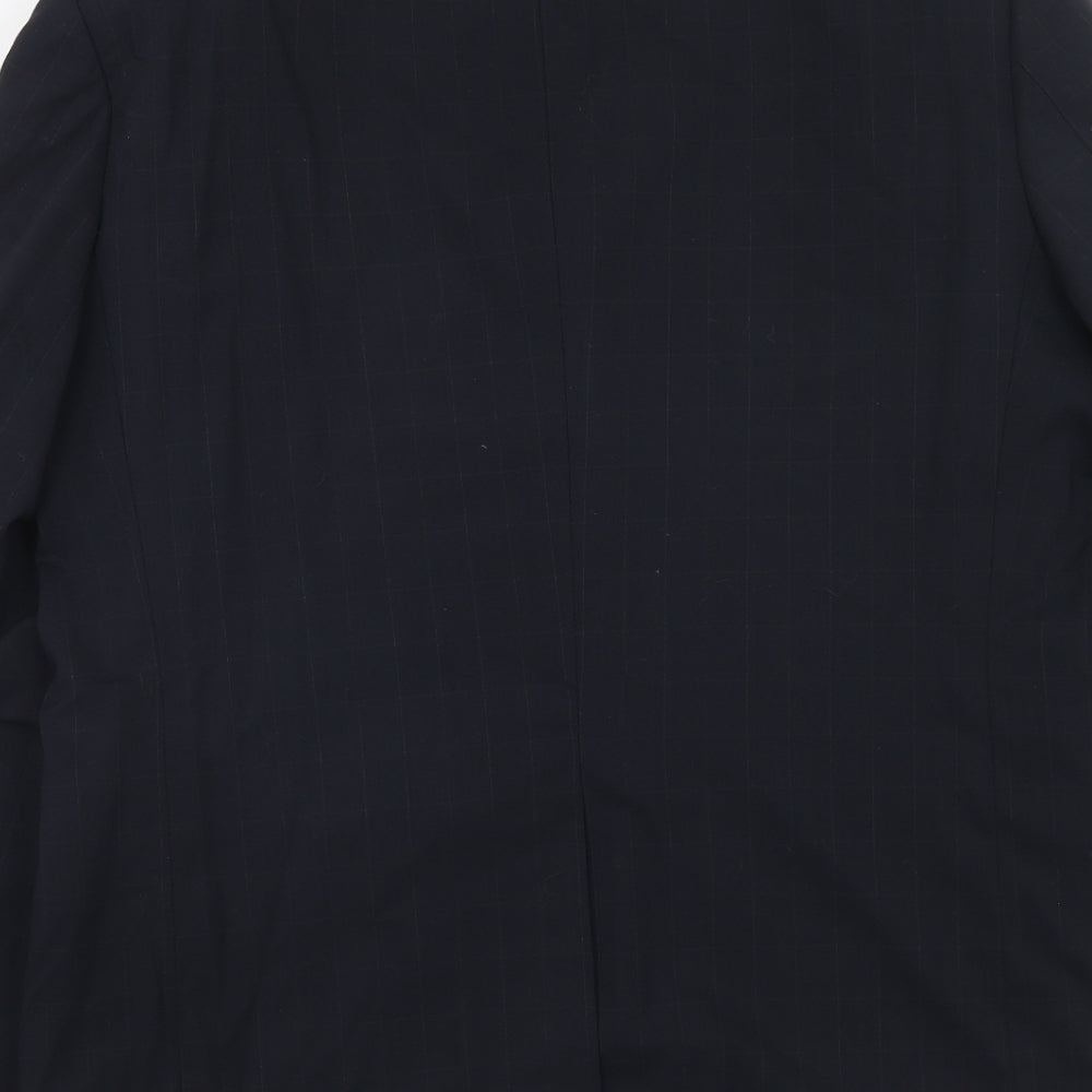 Marks & Spencer Mens Blue Wool Jacket Suit Jacket Size 40 Regular