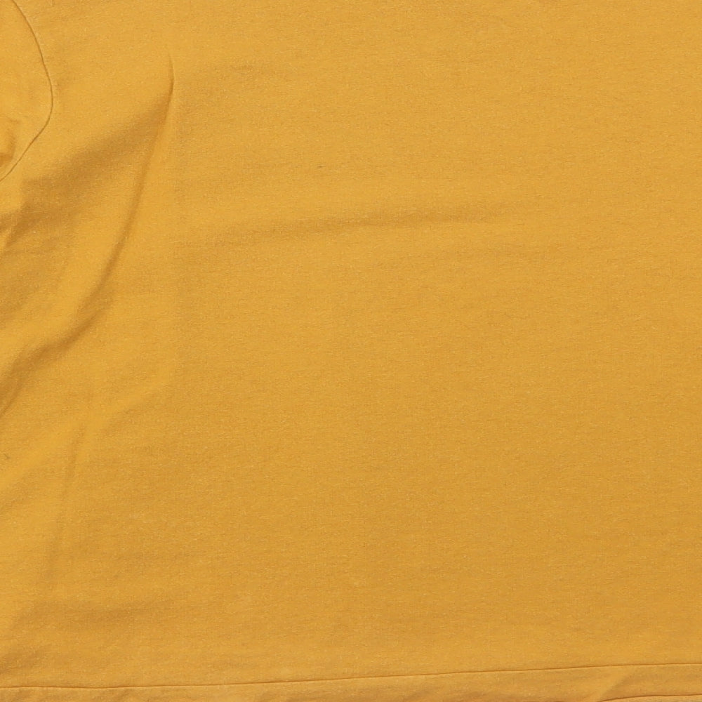 lft Womens Yellow Cotton Pullover Sweatshirt Size S Pullover