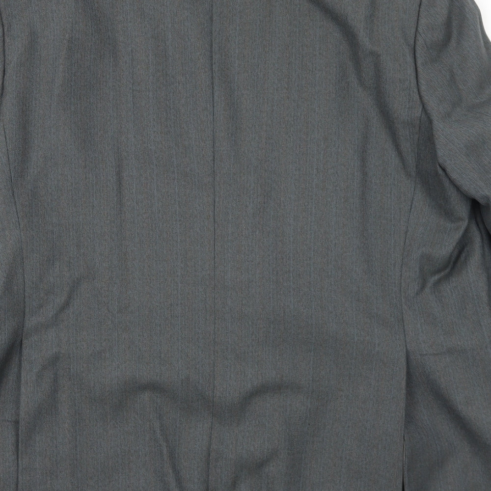 Wellington Mens Grey Wool Jacket Suit Jacket Size 46 Regular