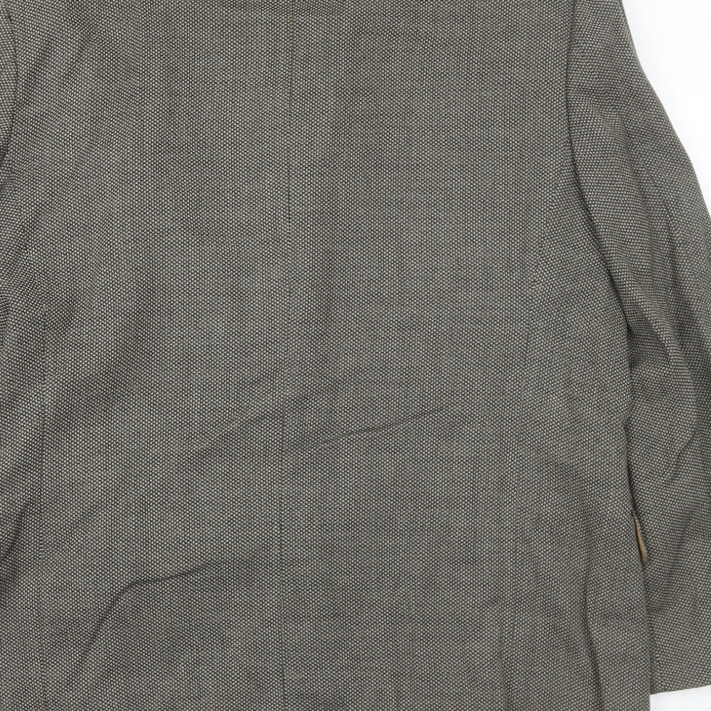 Marks & Spencer Mens Grey Wool Jacket Suit Jacket Size 44 Regular