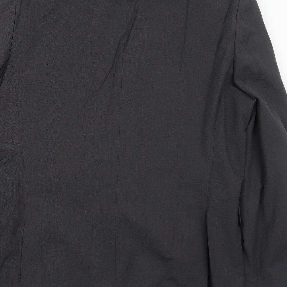 NEXT Mens Grey Polyester Jacket Suit Jacket Size 42 Regular