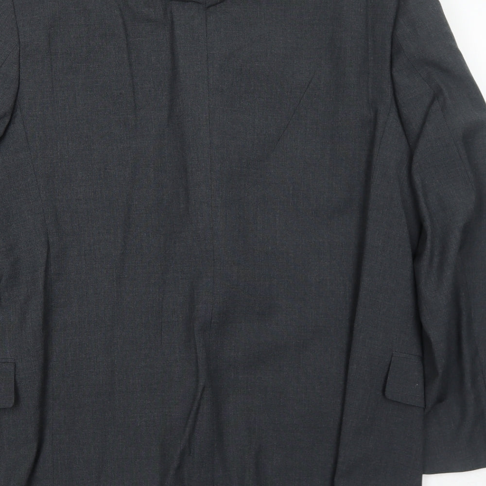 NEXT Mens Grey Wool Jacket Suit Jacket Size 38 Regular