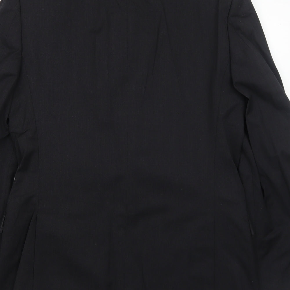 Pronto Uomo Mens Grey Wool Jacket Suit Jacket Size 38 Regular