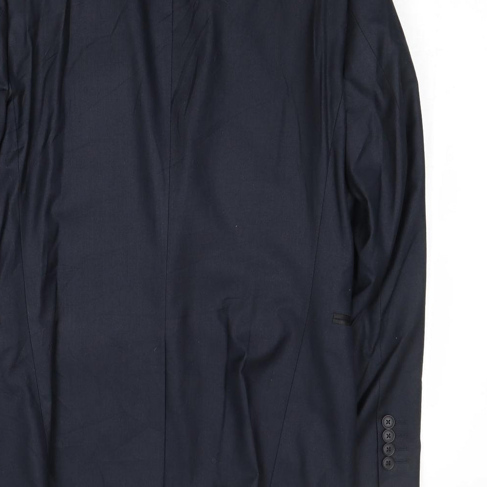 NEXT Mens Blue Polyester Jacket Suit Jacket Size 36 Regular
