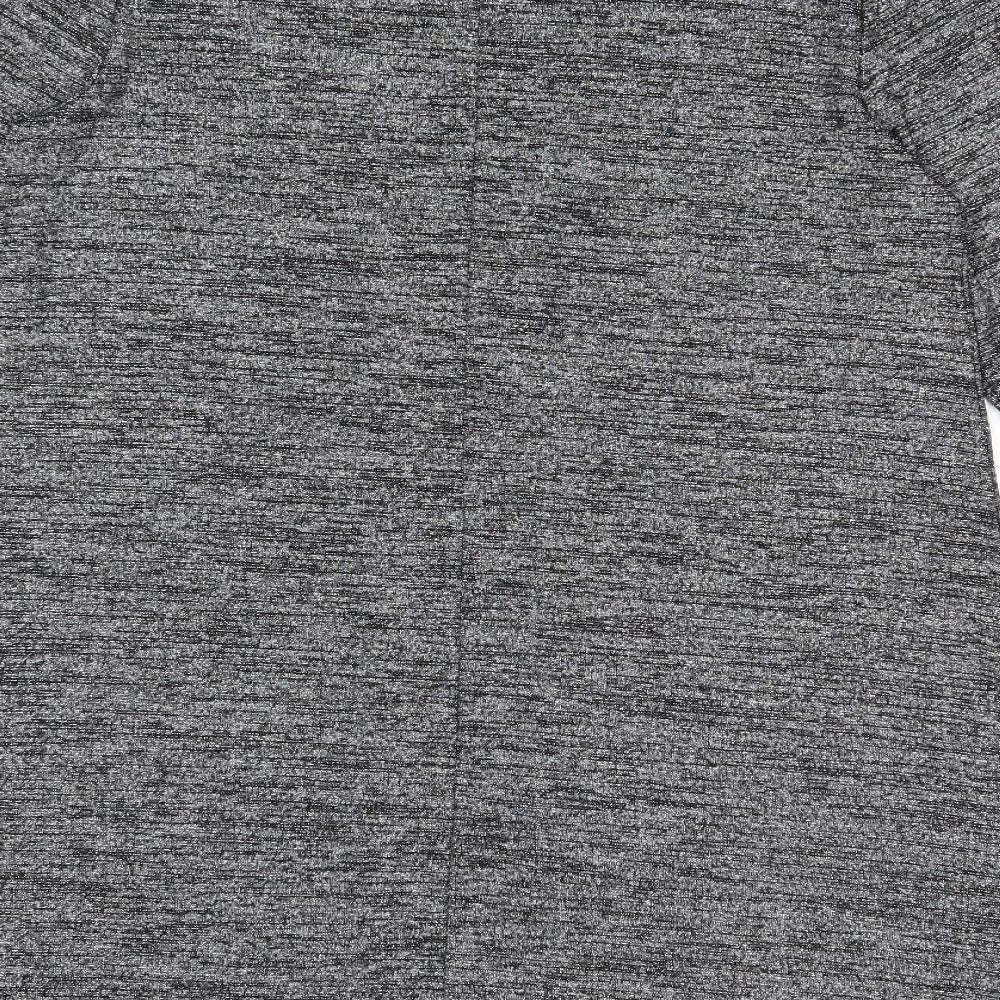 Gap Womens Silver Polyester Jumper Dress Size L Round Neck Pullover