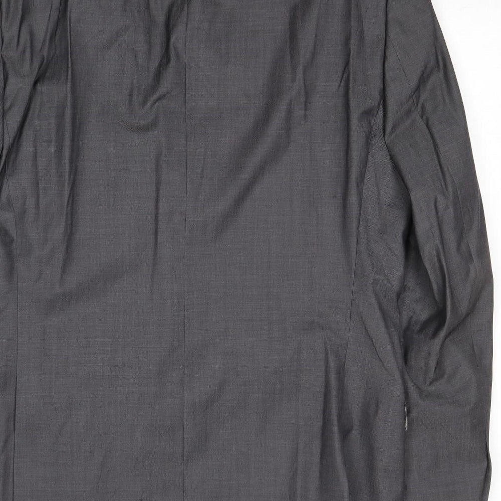 NEXT Mens Grey Wool Jacket Suit Jacket Size 44 Regular
