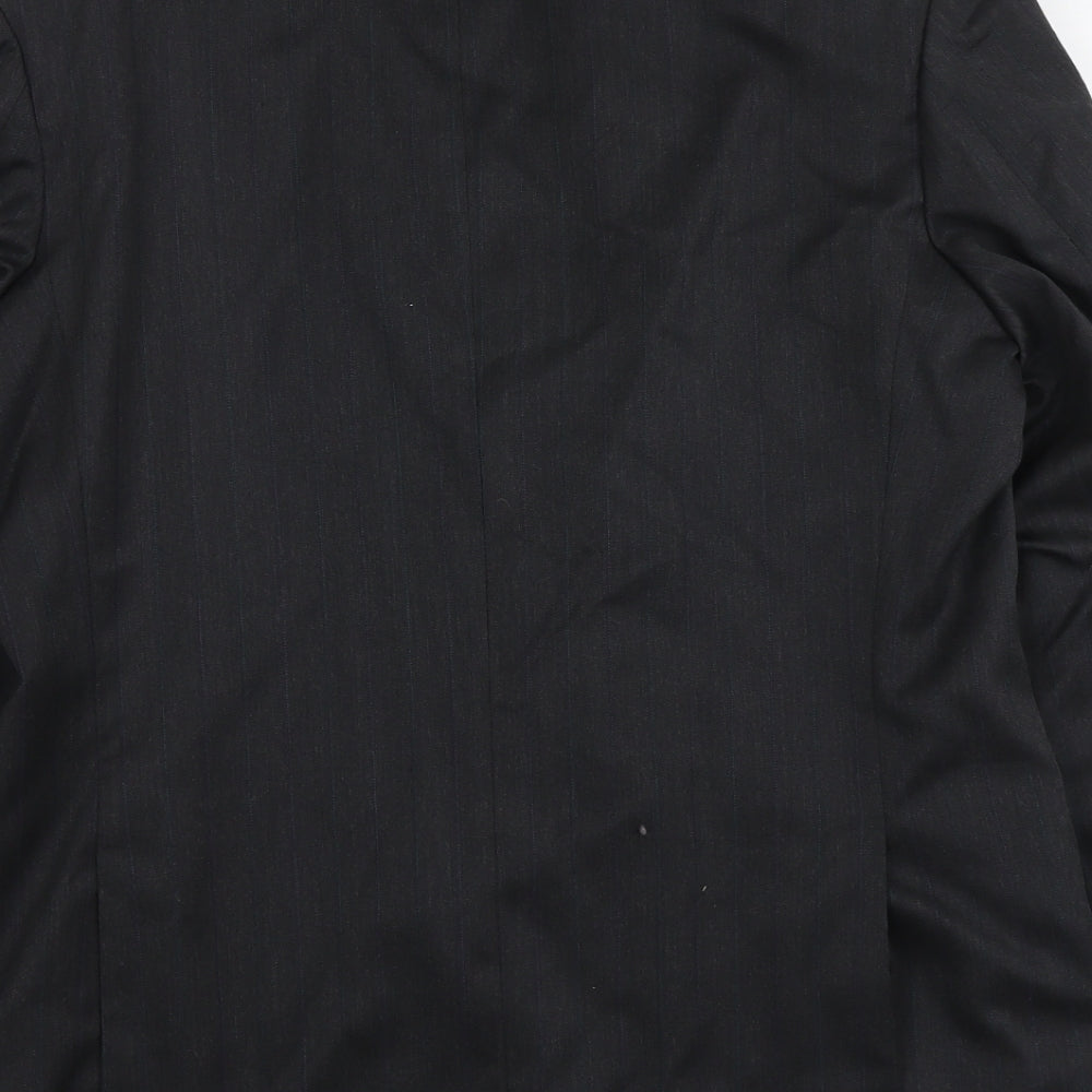 Marks & Spencer Mens Grey Polyester Jacket Suit Jacket Size M Regular