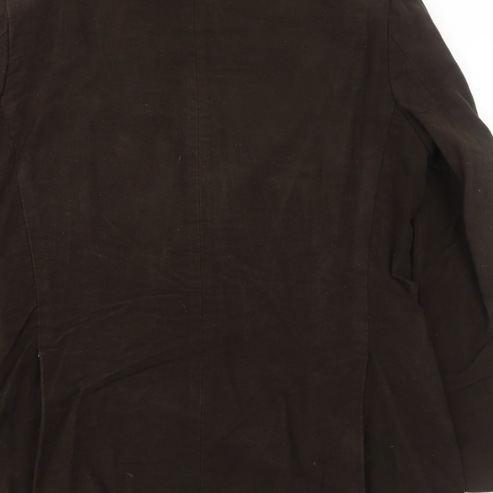 Sartorio Mens Brown Polyester Jacket Blazer Size 42 Regular