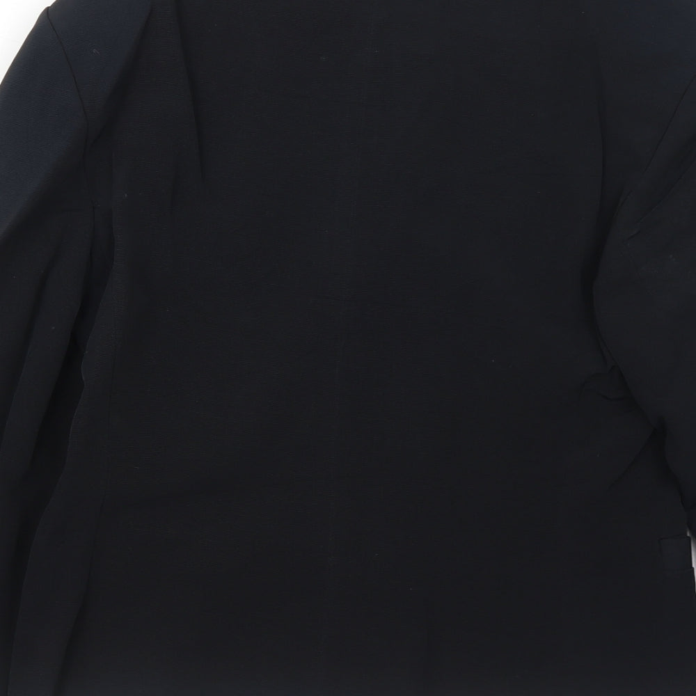 NEXT Womens Black Jacket Blazer Size 10 Button