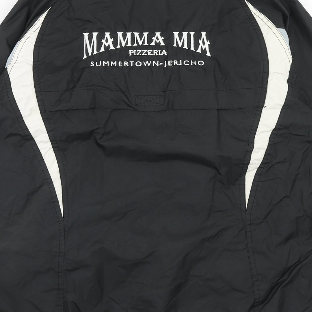 Macron Mens Black Jacket Size S Zip