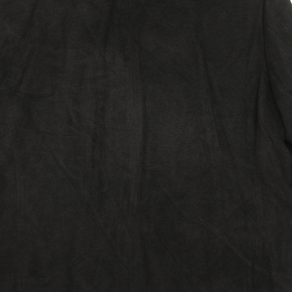 BHS Mens Brown Polyester Jacket Blazer Size 42 Regular