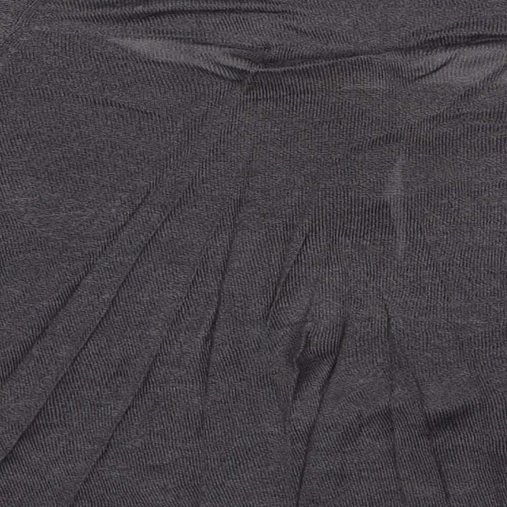 Monsoon Womens Grey Boat Neck Viscose Cardigan Jumper Size 12