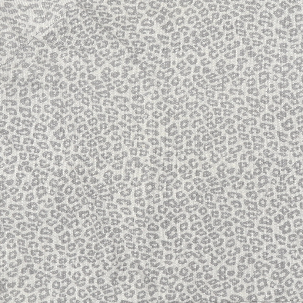 New Look Womens Grey Animal Print Polyester Pullover Sweatshirt Size 14 Pullover - Leopard Pattern