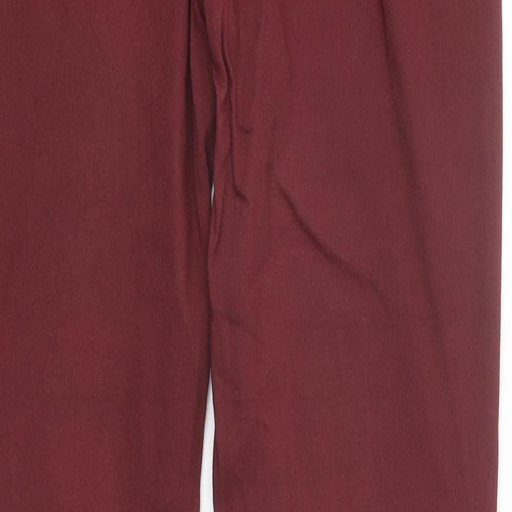 FB Sister Womens Red Cotton Skinny Jeans Size M L28 in Regular Button