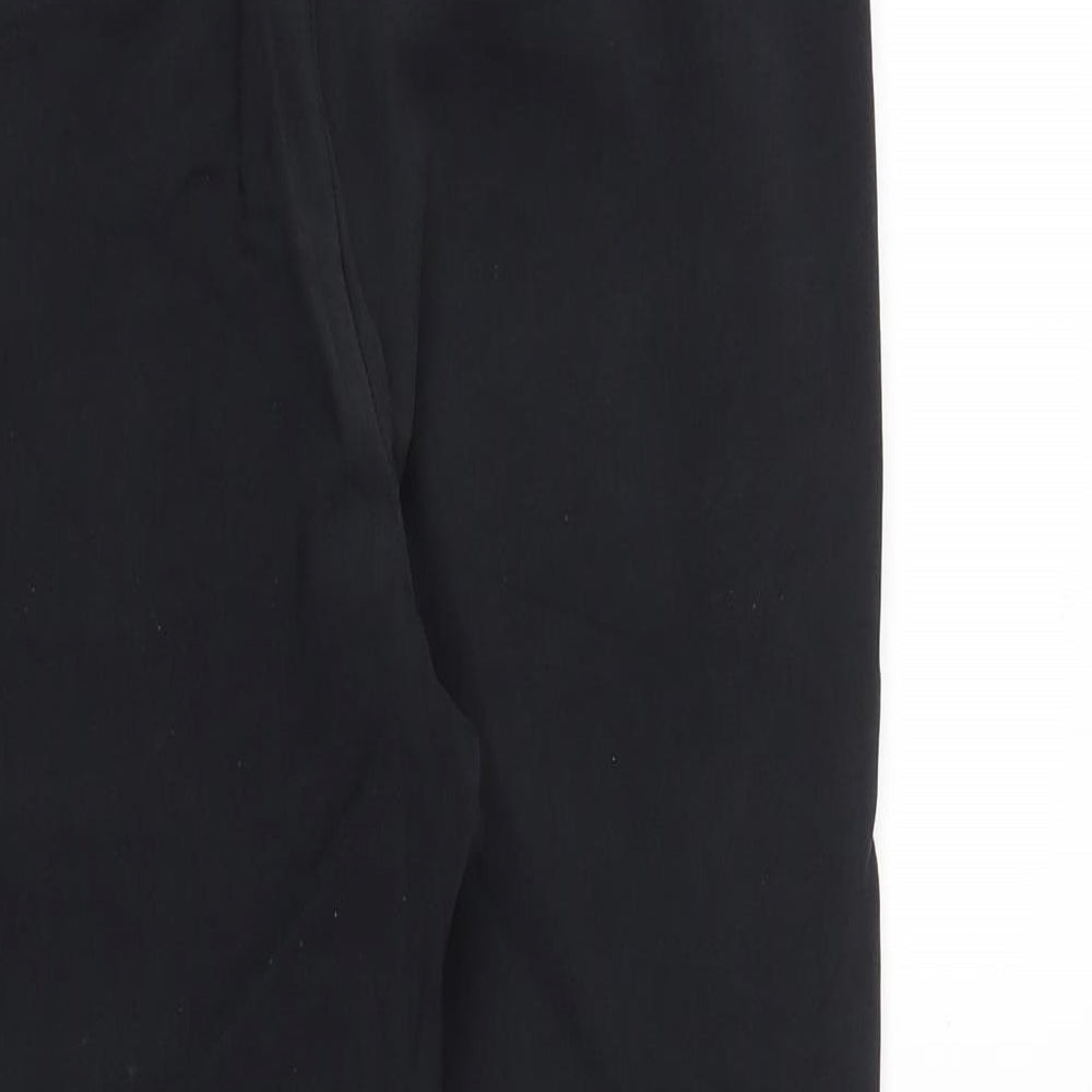 Bearun Womens Black Polyester Chino Trousers Size S Regular Zip