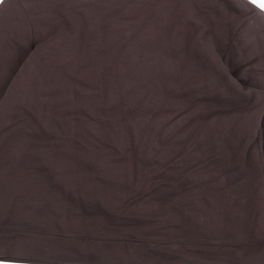 Maine New England Womens Brown Jacket Size 16 Zip
