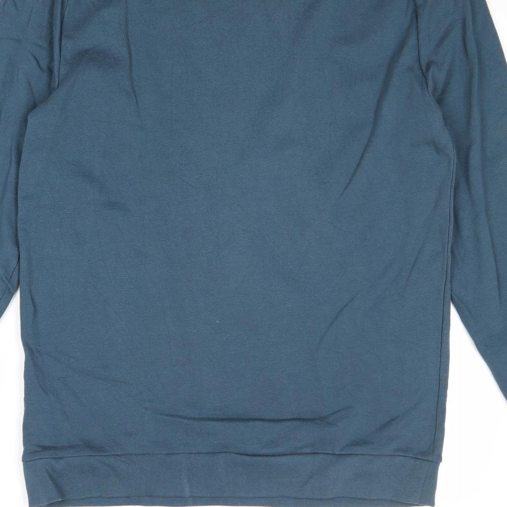 ASOS Mens Blue Cotton Pullover Sweatshirt Size S