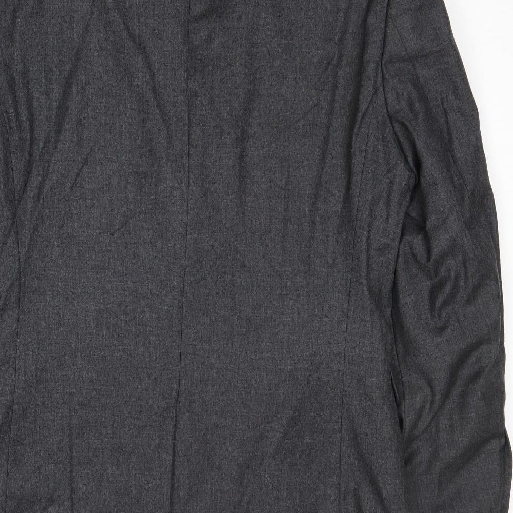 NEXT Mens Grey Wool Jacket Suit Jacket Size 38 Regular