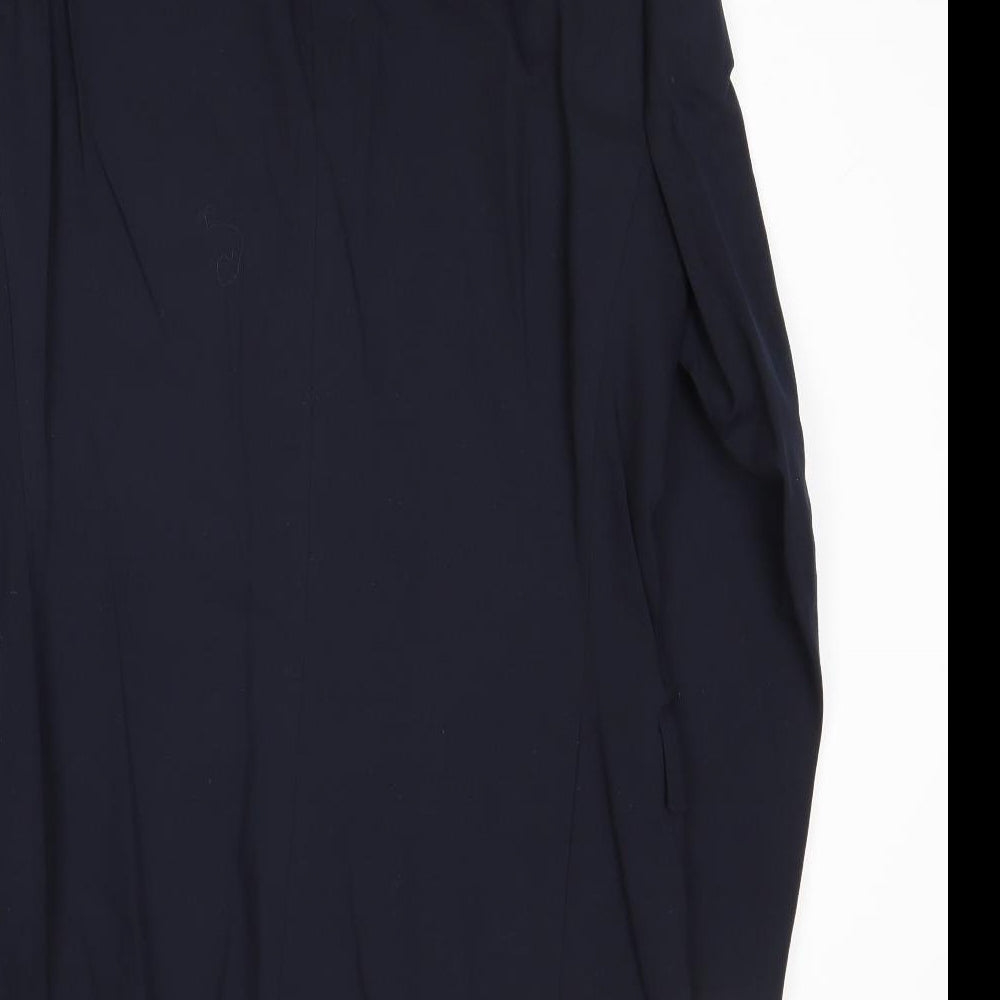 Marks & Spencer Mens Blue Wool Jacket Suit Jacket Size 36 Regular