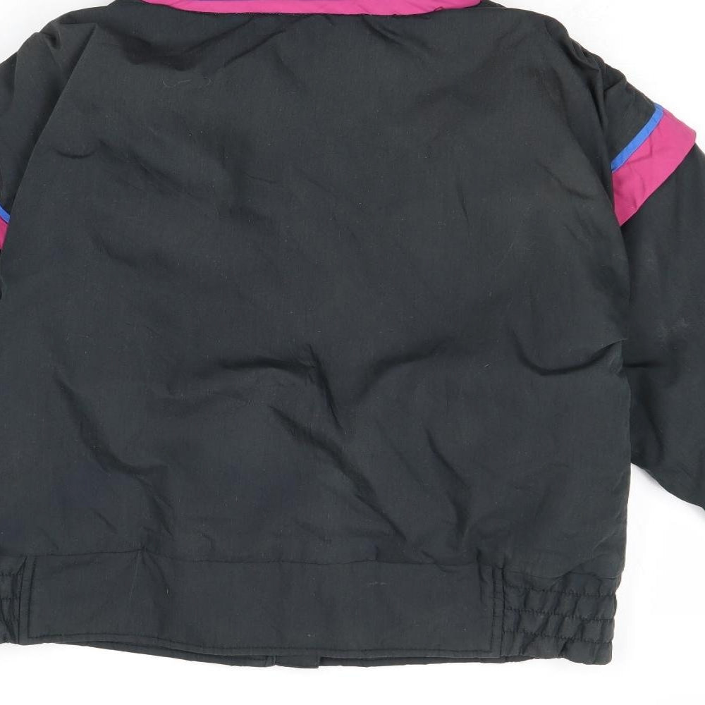 Cevas Womens Black Windbreaker Jacket Size 10 Zip - Gore-Tex