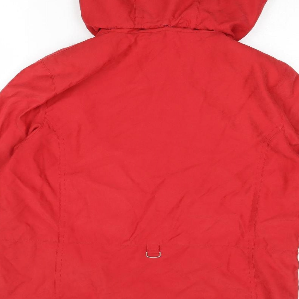 Collage Womens Red Jacket Size 10 Zip