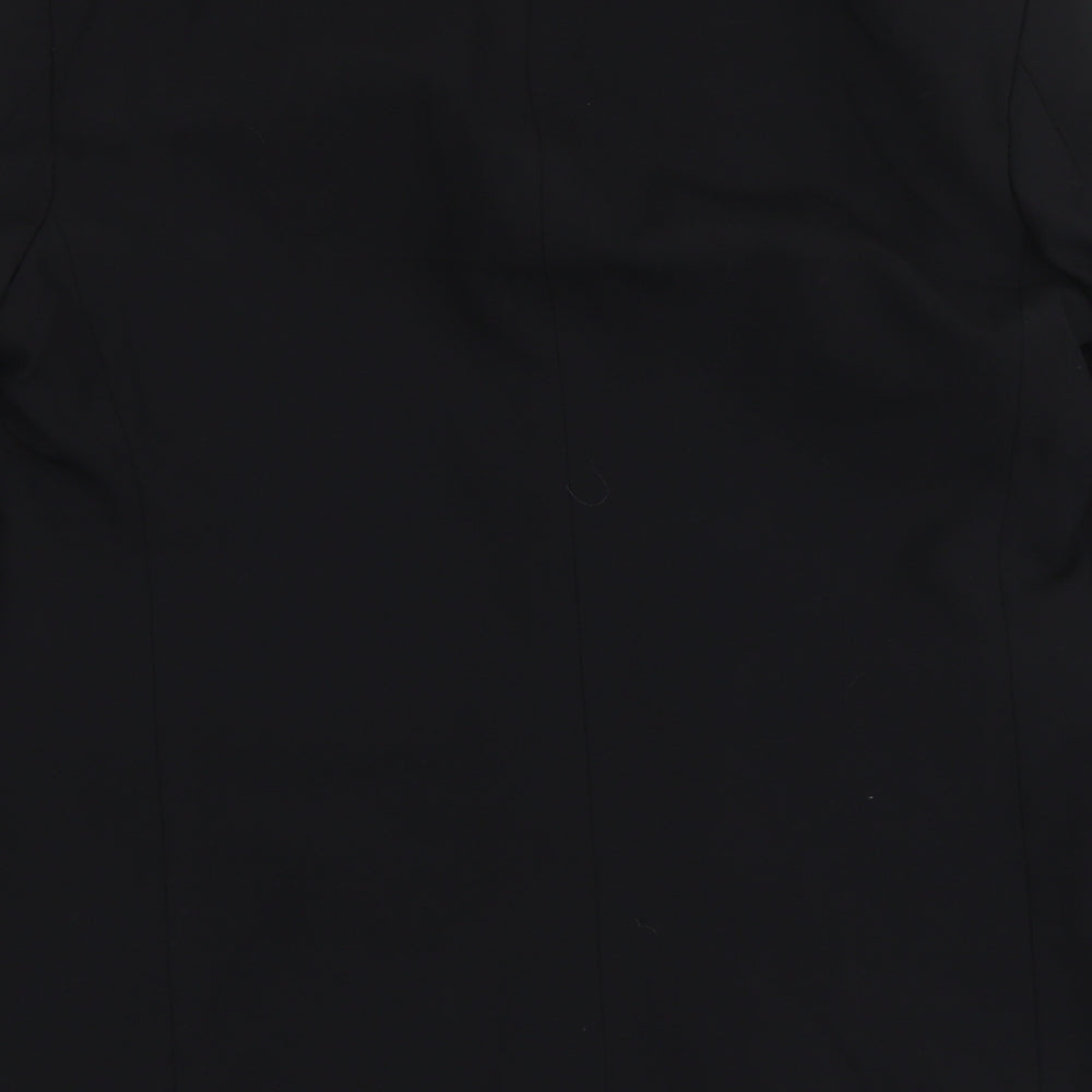 Marks & Spencer Mens Black Polyester Jacket Suit Jacket Size L Regular