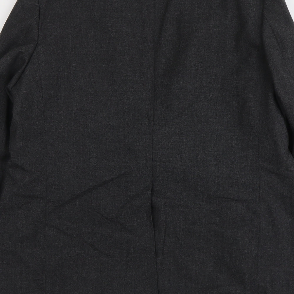 Marks & Spencer Mens Grey Polyester Jacket Suit Jacket Size XL Regular