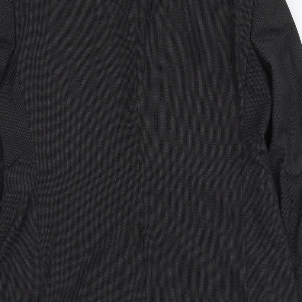 NEXT Mens Grey Polyester Jacket Suit Jacket Size L Regular