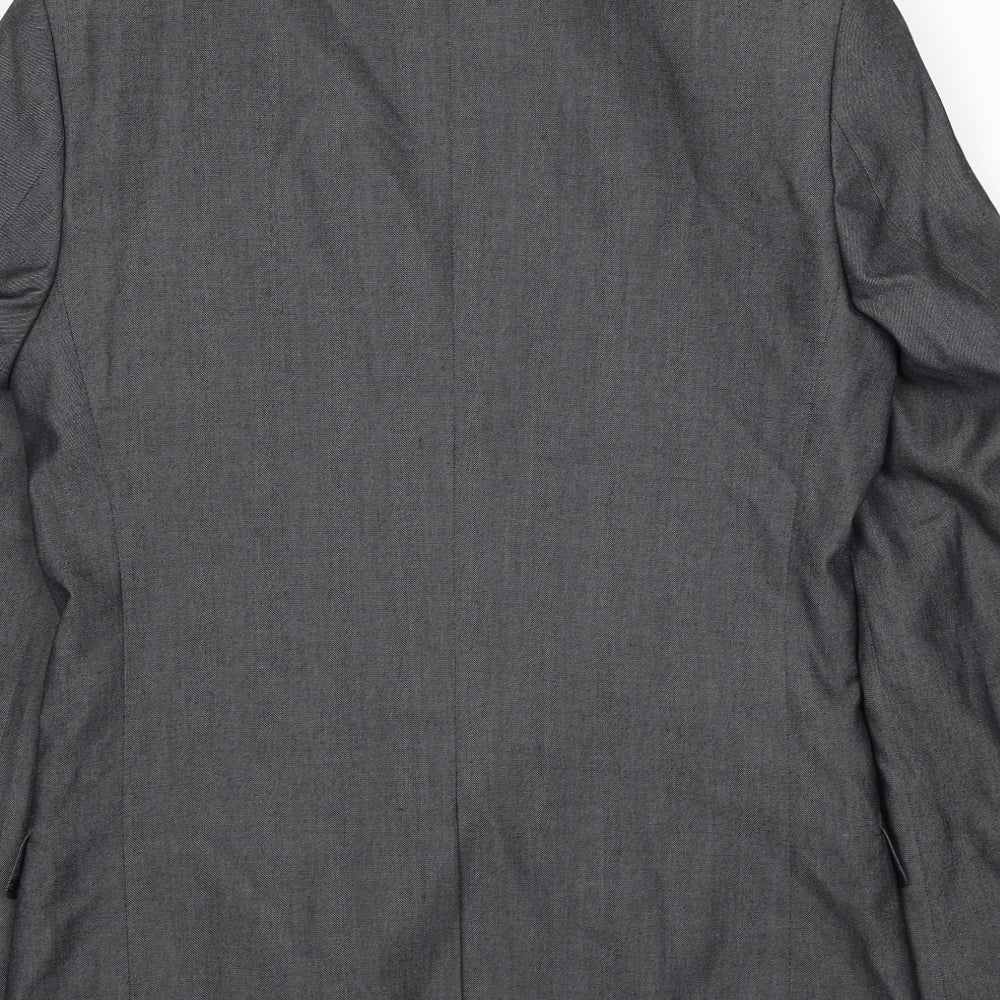Marks & Spencer Mens Grey Polyethylene Jacket Suit Jacket Size M Regular