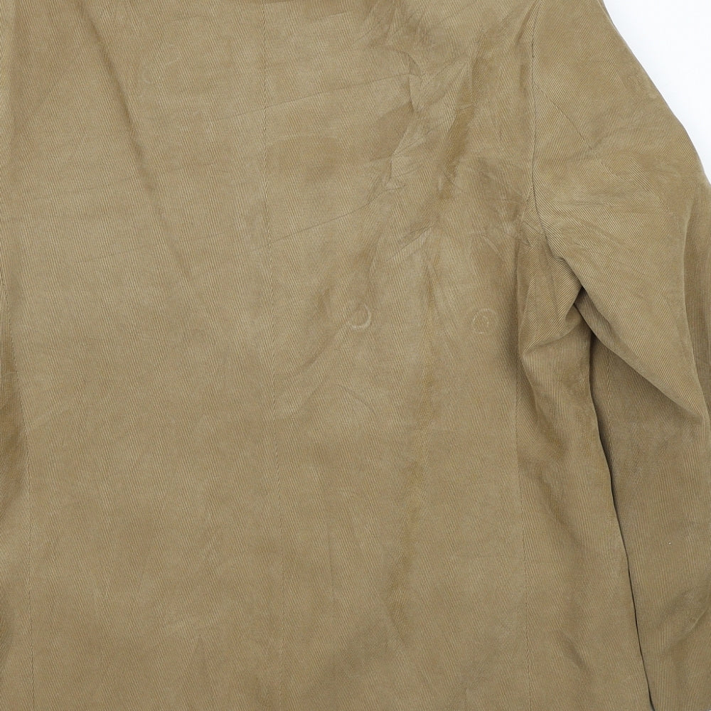 Marks & Spencer Mens Beige Polyester Jacket Blazer Size M Regular