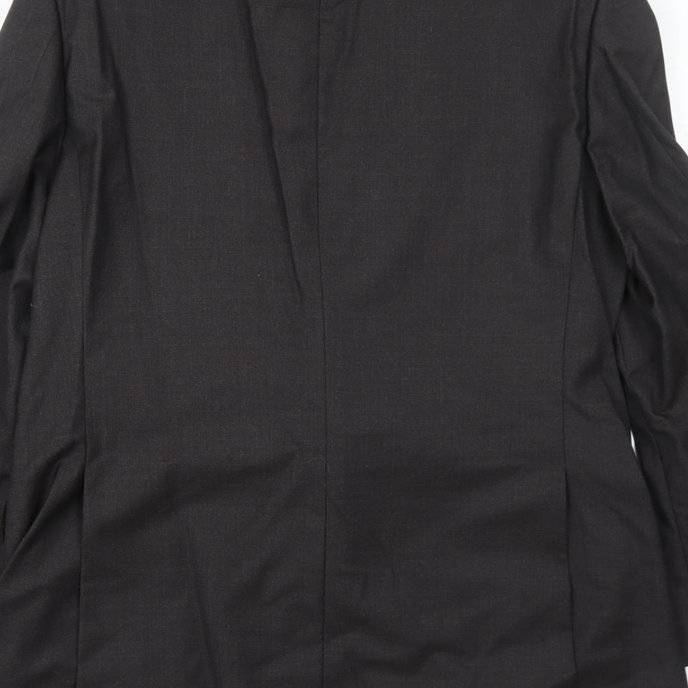 Marks & Spencer Mens Grey Wool Jacket Suit Jacket Size 40 Regular