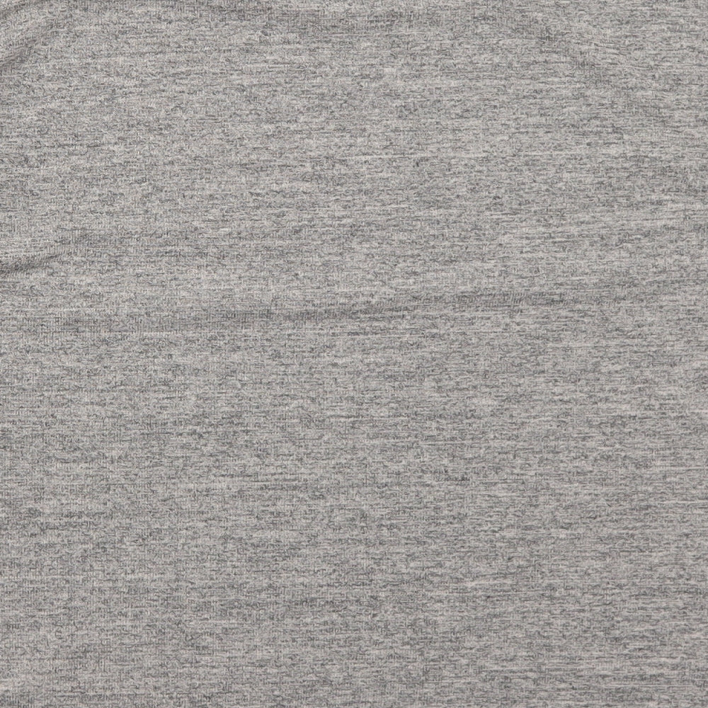 Warehouse Womens Brown Polyester Basic T-Shirt Size 10 Round Neck