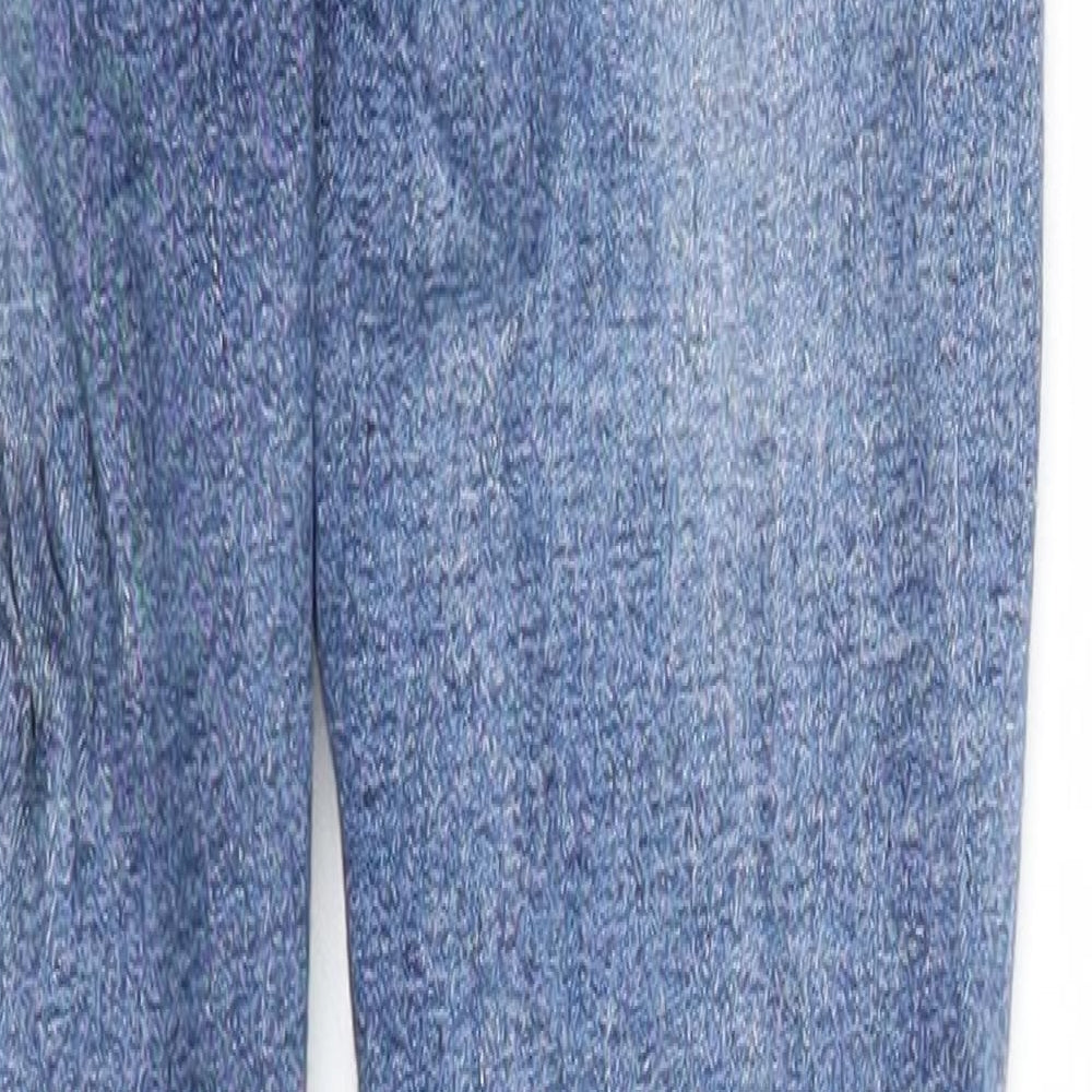 Denim Wise Womens Blue Cotton Skinny Jeans Size 8 Regular Zip