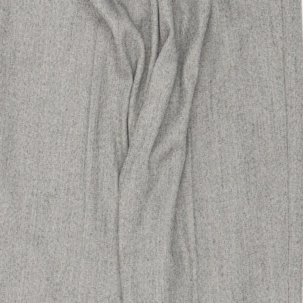 Emma Collection Womens Grey Polyester Trousers Size 16 Regular