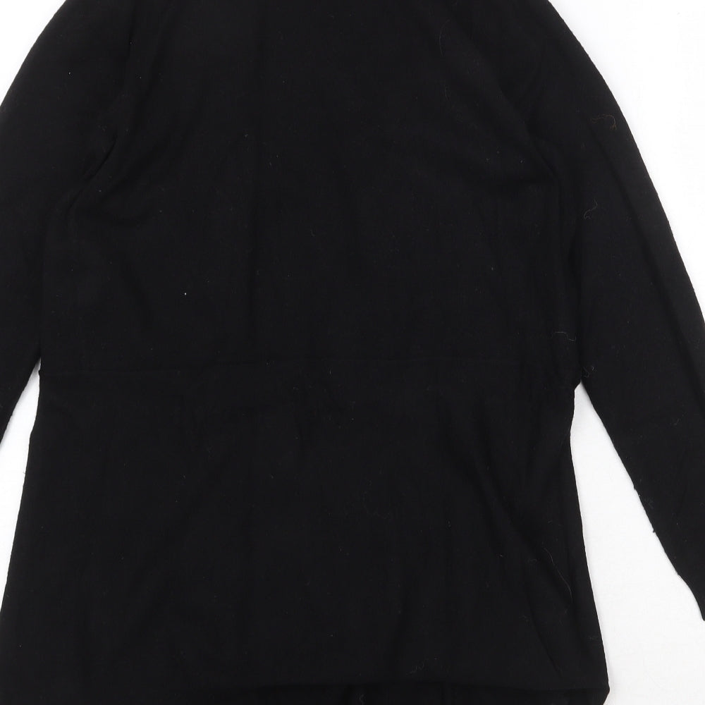 Monsoon Womens Black V-Neck Viscose Cardigan Jumper Size S
